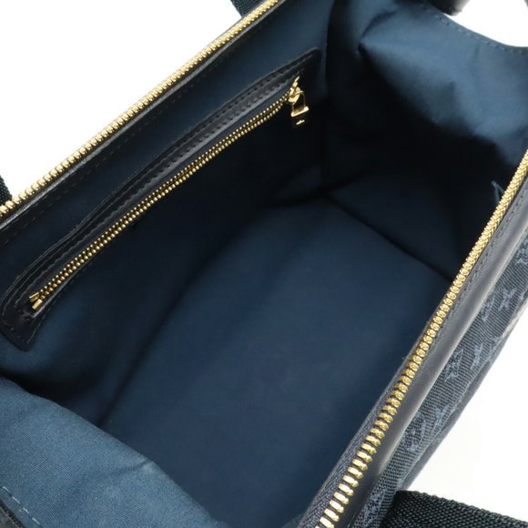 Louis Vuitton Navy Monogram Satchel - Picture 8 of 12
